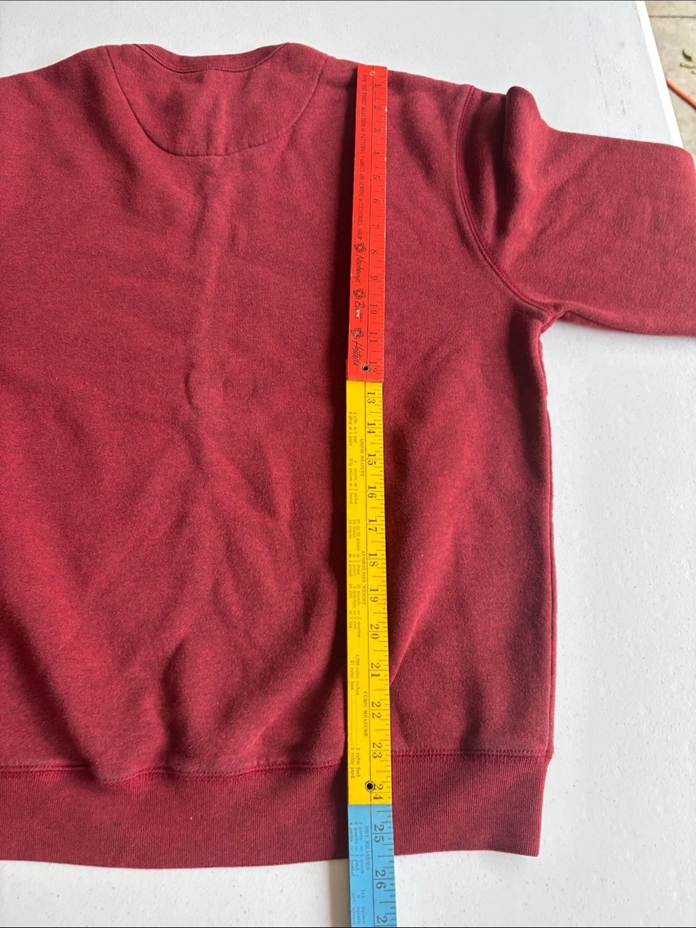 Disney Maroon Crewneck Sweatshirt with Walt Disney World Logo